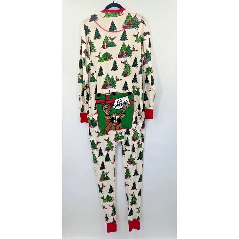 LazyOne No Peeking Reindeer Adult One Piece Flapjack L Reindeer Hunting Seasons